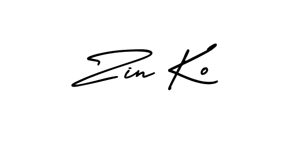 How to Draw Zin Ko signature style? AmerikaSignatureDemo-Regular is a latest design signature styles for name Zin Ko. Zin Ko signature style 3 images and pictures png