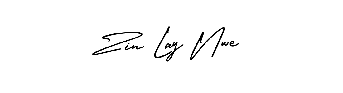 Also we have Zin Lay Nwe name is the best signature style. Create professional handwritten signature collection using AmerikaSignatureDemo-Regular autograph style. Zin Lay Nwe signature style 3 images and pictures png