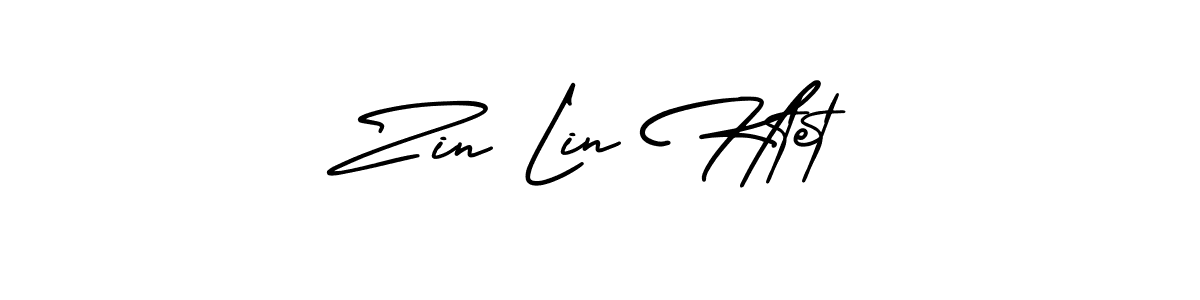 Also You can easily find your signature by using the search form. We will create Zin Lin Htet name handwritten signature images for you free of cost using AmerikaSignatureDemo-Regular sign style. Zin Lin Htet signature style 3 images and pictures png