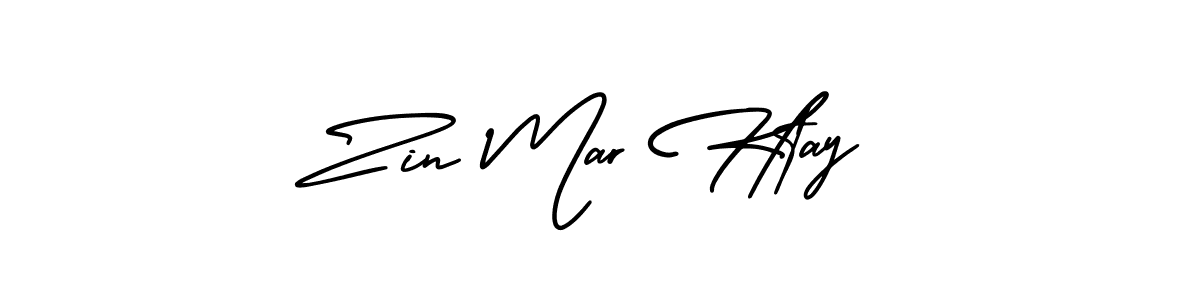 It looks lik you need a new signature style for name Zin Mar Htay. Design unique handwritten (AmerikaSignatureDemo-Regular) signature with our free signature maker in just a few clicks. Zin Mar Htay signature style 3 images and pictures png