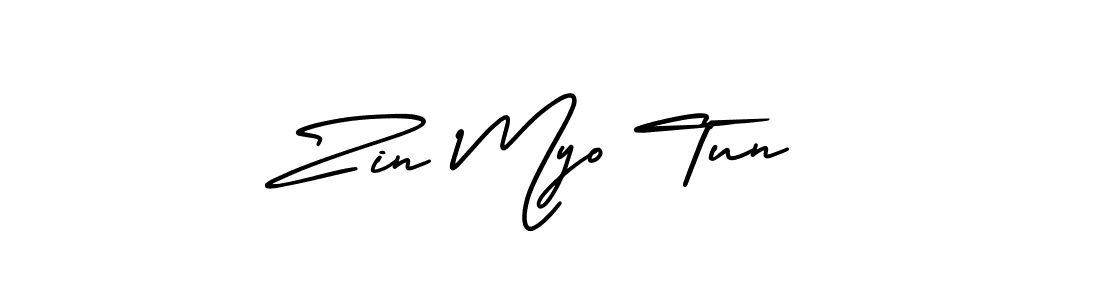 Make a beautiful signature design for name Zin Myo Tun. Use this online signature maker to create a handwritten signature for free. Zin Myo Tun signature style 3 images and pictures png