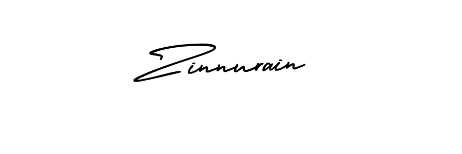 Use a signature maker to create a handwritten signature online. With this signature software, you can design (AmerikaSignatureDemo-Regular) your own signature for name Zinnurain. Zinnurain signature style 3 images and pictures png