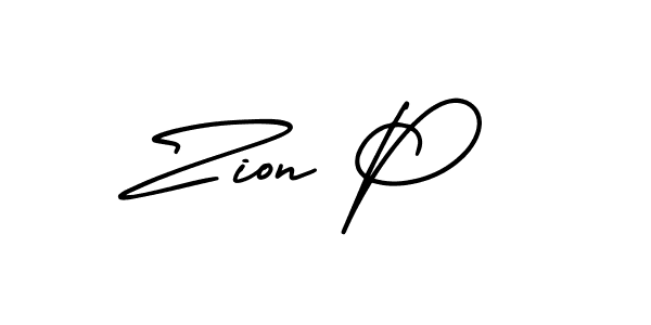 Also we have Zion P name is the best signature style. Create professional handwritten signature collection using AmerikaSignatureDemo-Regular autograph style. Zion P signature style 3 images and pictures png