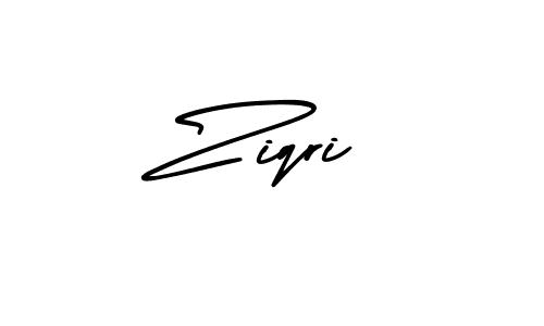 Create a beautiful signature design for name Ziqri. With this signature (AmerikaSignatureDemo-Regular) fonts, you can make a handwritten signature for free. Ziqri signature style 3 images and pictures png