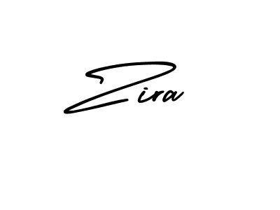 The best way (AmerikaSignatureDemo-Regular) to make a short signature is to pick only two or three words in your name. The name Zira include a total of six letters. For converting this name. Zira signature style 3 images and pictures png