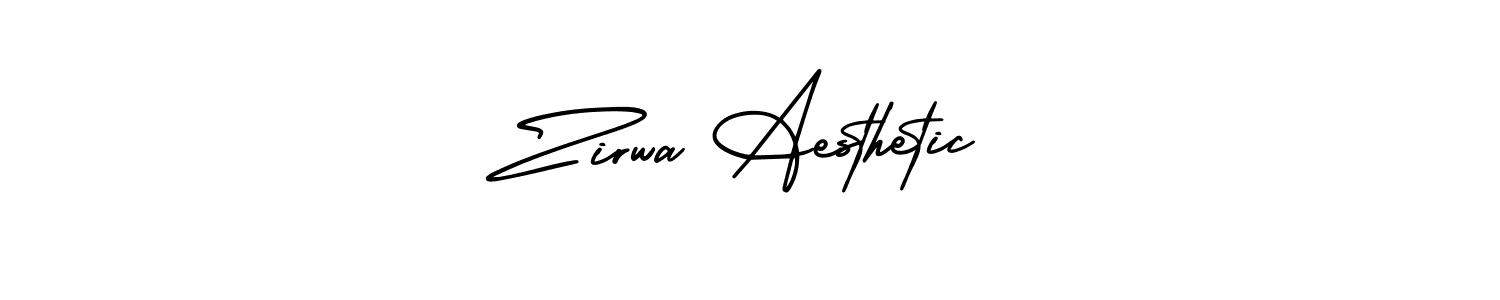 Best and Professional Signature Style for Zirwa Aesthetic. AmerikaSignatureDemo-Regular Best Signature Style Collection. Zirwa Aesthetic signature style 3 images and pictures png