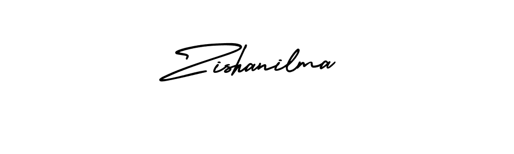 AmerikaSignatureDemo-Regular is a professional signature style that is perfect for those who want to add a touch of class to their signature. It is also a great choice for those who want to make their signature more unique. Get Zishanilma name to fancy signature for free. Zishanilma signature style 3 images and pictures png
