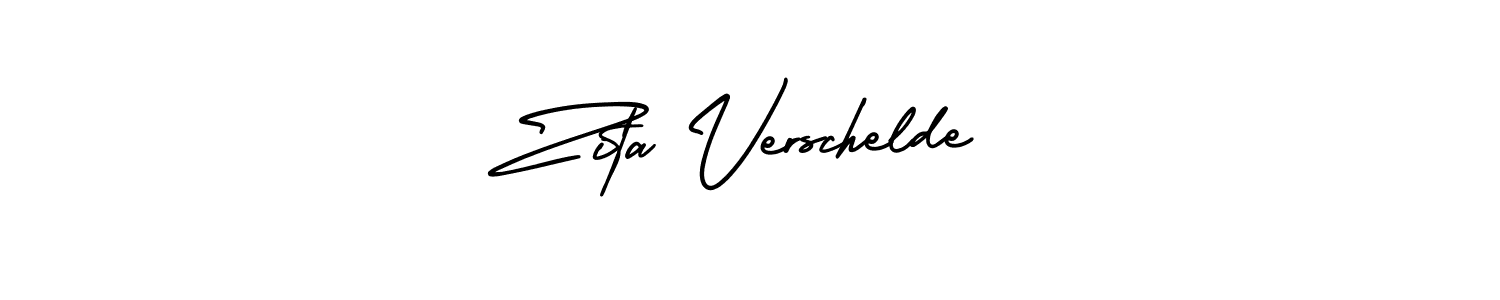 Also You can easily find your signature by using the search form. We will create Zita Verschelde name handwritten signature images for you free of cost using AmerikaSignatureDemo-Regular sign style. Zita Verschelde signature style 3 images and pictures png