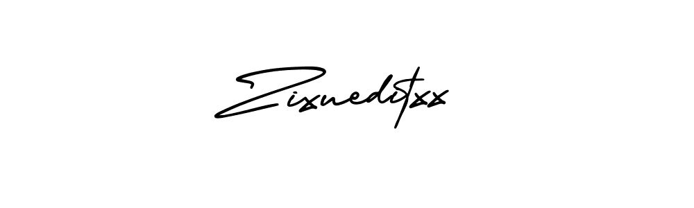 Use a signature maker to create a handwritten signature online. With this signature software, you can design (AmerikaSignatureDemo-Regular) your own signature for name Zixueditxx. Zixueditxx signature style 3 images and pictures png