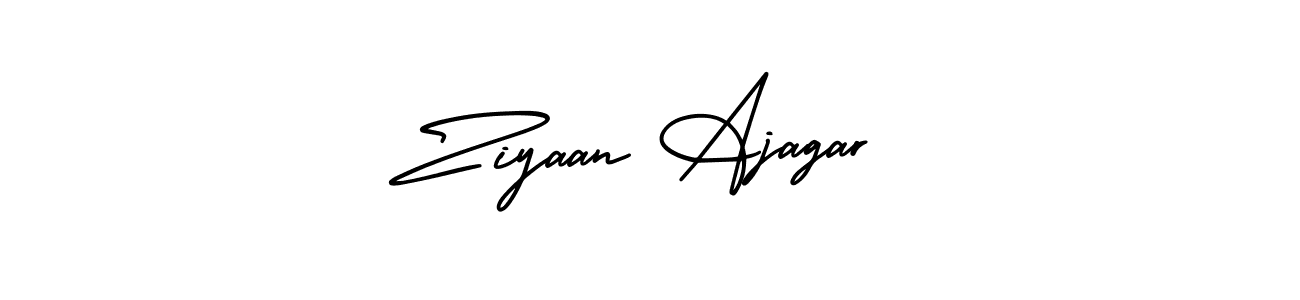 It looks lik you need a new signature style for name Ziyaan Ajagar. Design unique handwritten (AmerikaSignatureDemo-Regular) signature with our free signature maker in just a few clicks. Ziyaan Ajagar signature style 3 images and pictures png