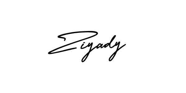 Also we have Ziyady name is the best signature style. Create professional handwritten signature collection using AmerikaSignatureDemo-Regular autograph style. Ziyady signature style 3 images and pictures png