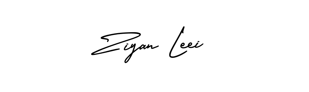 if you are searching for the best signature style for your name Ziyan Leei. so please give up your signature search. here we have designed multiple signature styles  using AmerikaSignatureDemo-Regular. Ziyan Leei signature style 3 images and pictures png