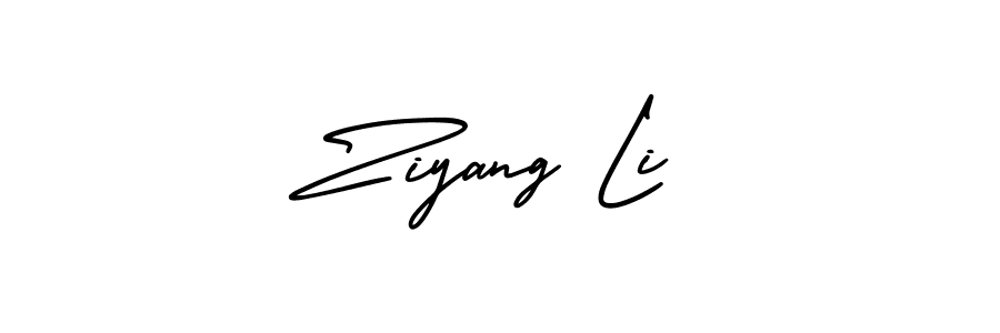 How to Draw Ziyang Li signature style? AmerikaSignatureDemo-Regular is a latest design signature styles for name Ziyang Li. Ziyang Li signature style 3 images and pictures png