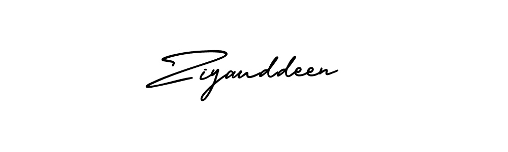 Use a signature maker to create a handwritten signature online. With this signature software, you can design (AmerikaSignatureDemo-Regular) your own signature for name Ziyauddeen. Ziyauddeen signature style 3 images and pictures png