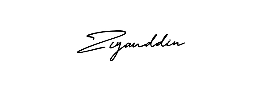 Create a beautiful signature design for name Ziyauddin. With this signature (AmerikaSignatureDemo-Regular) fonts, you can make a handwritten signature for free. Ziyauddin signature style 3 images and pictures png