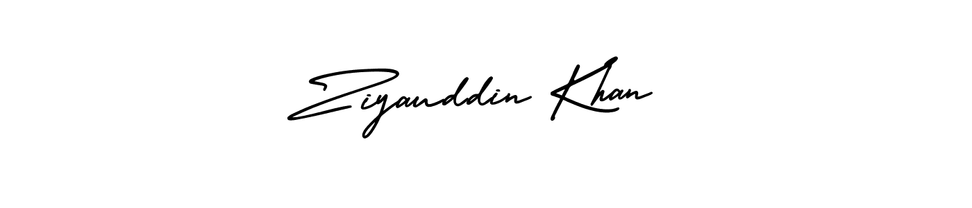 It looks lik you need a new signature style for name Ziyauddin Khan. Design unique handwritten (AmerikaSignatureDemo-Regular) signature with our free signature maker in just a few clicks. Ziyauddin Khan signature style 3 images and pictures png