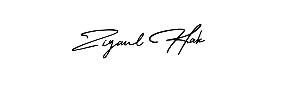 Make a beautiful signature design for name Ziyaul Hak. Use this online signature maker to create a handwritten signature for free. Ziyaul Hak signature style 3 images and pictures png