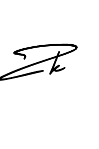 Make a beautiful signature design for name Zk. Use this online signature maker to create a handwritten signature for free. Zk signature style 3 images and pictures png