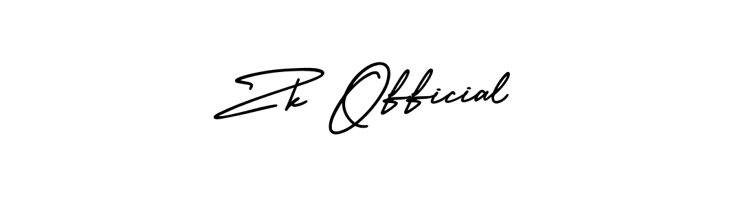 Also we have Zk Official name is the best signature style. Create professional handwritten signature collection using AmerikaSignatureDemo-Regular autograph style. Zk Official signature style 3 images and pictures png