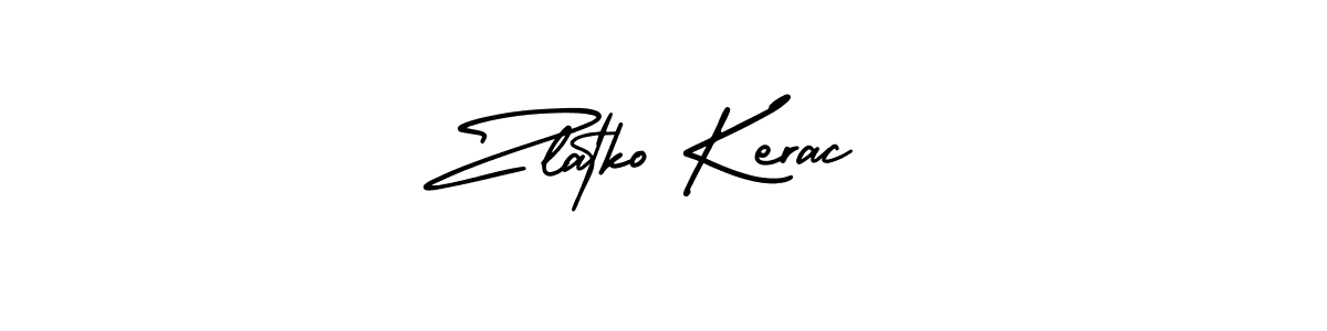 Best and Professional Signature Style for Zlatko Kerac. AmerikaSignatureDemo-Regular Best Signature Style Collection. Zlatko Kerac signature style 3 images and pictures png