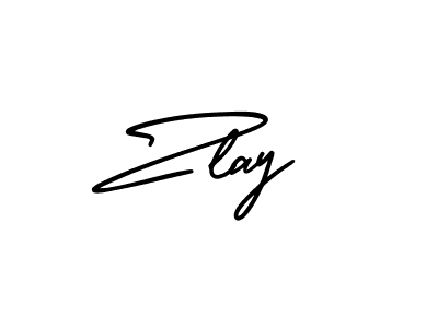 Use a signature maker to create a handwritten signature online. With this signature software, you can design (AmerikaSignatureDemo-Regular) your own signature for name Zlay. Zlay signature style 3 images and pictures png