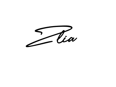 You should practise on your own different ways (AmerikaSignatureDemo-Regular) to write your name (Zlia) in signature. don't let someone else do it for you. Zlia signature style 3 images and pictures png