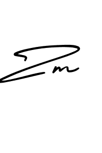 The best way (AmerikaSignatureDemo-Regular) to make a short signature is to pick only two or three words in your name. The name Zm include a total of six letters. For converting this name. Zm signature style 3 images and pictures png