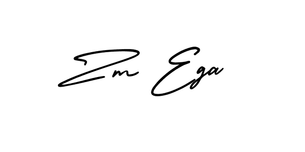 It looks lik you need a new signature style for name Zm Ega. Design unique handwritten (AmerikaSignatureDemo-Regular) signature with our free signature maker in just a few clicks. Zm Ega signature style 3 images and pictures png