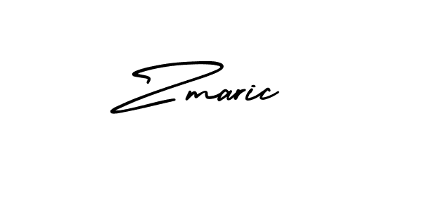 The best way (AmerikaSignatureDemo-Regular) to make a short signature is to pick only two or three words in your name. The name Zmaric include a total of six letters. For converting this name. Zmaric signature style 3 images and pictures png