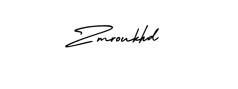 Make a beautiful signature design for name Zmroukhd. Use this online signature maker to create a handwritten signature for free. Zmroukhd signature style 3 images and pictures png