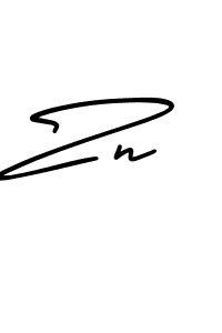 How to make Zn name signature. Use AmerikaSignatureDemo-Regular style for creating short signs online. This is the latest handwritten sign. Zn signature style 3 images and pictures png