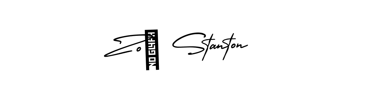 Similarly AmerikaSignatureDemo-Regular is the best handwritten signature design. Signature creator online .You can use it as an online autograph creator for name Zoë Stanton. Zoë Stanton signature style 3 images and pictures png