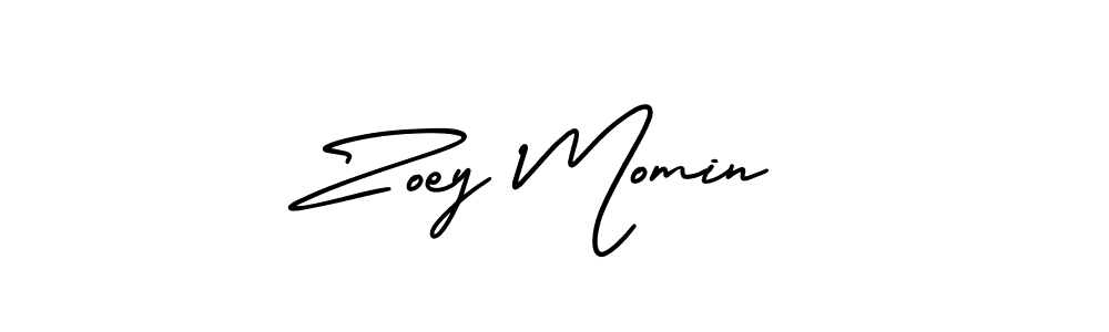 if you are searching for the best signature style for your name Zoey Momin. so please give up your signature search. here we have designed multiple signature styles  using AmerikaSignatureDemo-Regular. Zoey Momin signature style 3 images and pictures png