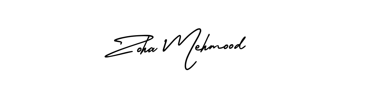 Also we have Zoha Mehmood name is the best signature style. Create professional handwritten signature collection using AmerikaSignatureDemo-Regular autograph style. Zoha Mehmood signature style 3 images and pictures png