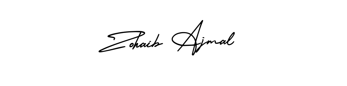 if you are searching for the best signature style for your name Zohaib Ajmal. so please give up your signature search. here we have designed multiple signature styles  using AmerikaSignatureDemo-Regular. Zohaib Ajmal signature style 3 images and pictures png