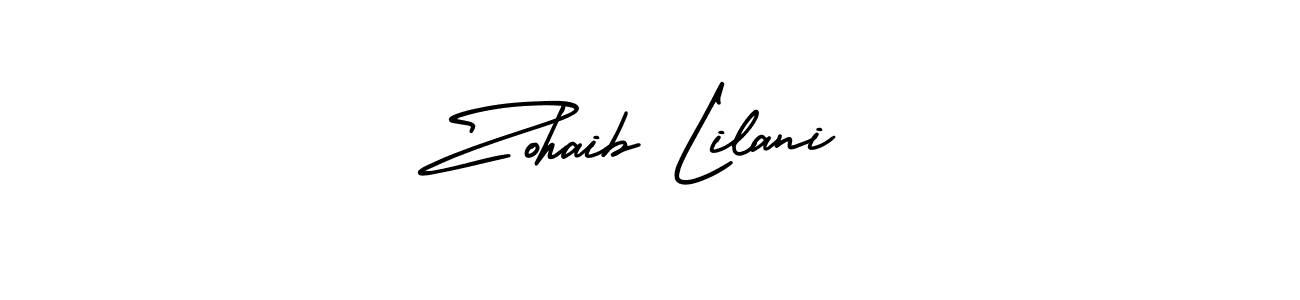 Make a beautiful signature design for name Zohaib Lilani. Use this online signature maker to create a handwritten signature for free. Zohaib Lilani signature style 3 images and pictures png