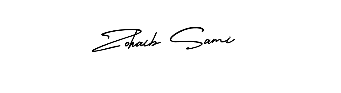 Best and Professional Signature Style for Zohaib Sami. AmerikaSignatureDemo-Regular Best Signature Style Collection. Zohaib Sami signature style 3 images and pictures png