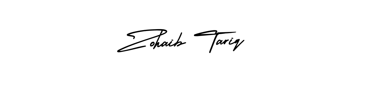 How to Draw Zohaib Tariq signature style? AmerikaSignatureDemo-Regular is a latest design signature styles for name Zohaib Tariq. Zohaib Tariq signature style 3 images and pictures png