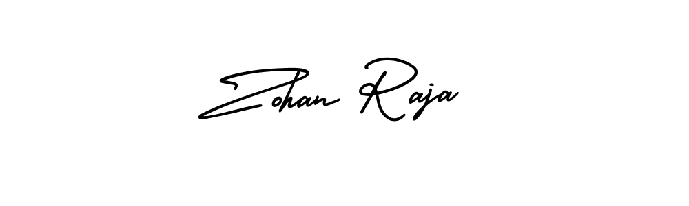 Make a beautiful signature design for name Zohan Raja. Use this online signature maker to create a handwritten signature for free. Zohan Raja signature style 3 images and pictures png