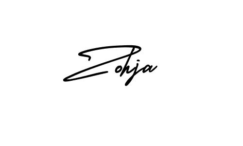 Make a short Zohja signature style. Manage your documents anywhere anytime using AmerikaSignatureDemo-Regular. Create and add eSignatures, submit forms, share and send files easily. Zohja signature style 3 images and pictures png