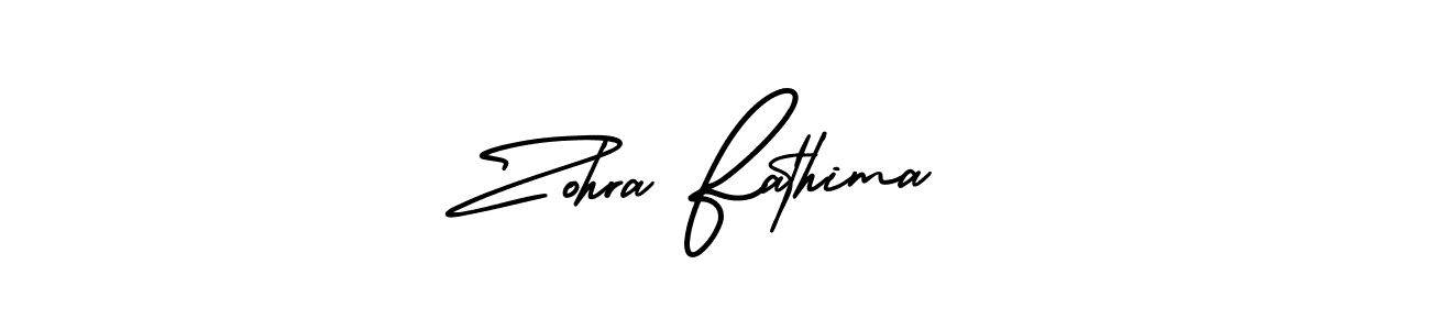 Best and Professional Signature Style for Zohra Fathima. AmerikaSignatureDemo-Regular Best Signature Style Collection. Zohra Fathima signature style 3 images and pictures png