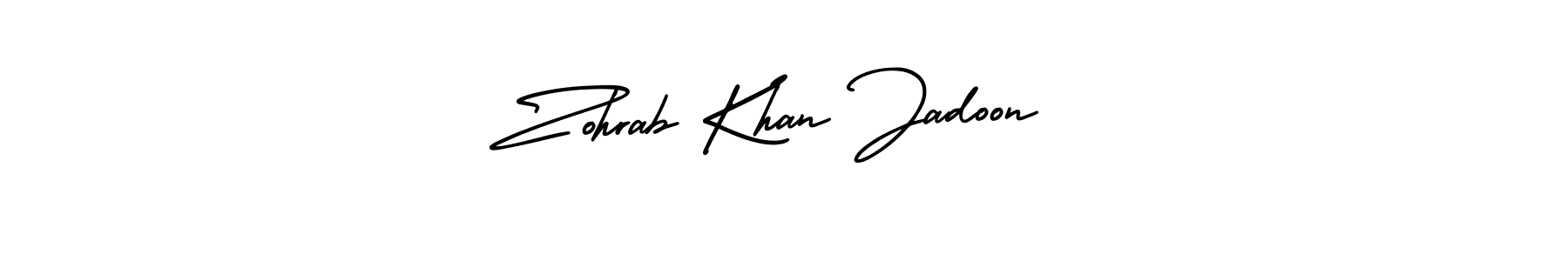 Check out images of Autograph of Zohrab Khan Jadoon name. Actor Zohrab Khan Jadoon Signature Style. AmerikaSignatureDemo-Regular is a professional sign style online. Zohrab Khan Jadoon signature style 3 images and pictures png