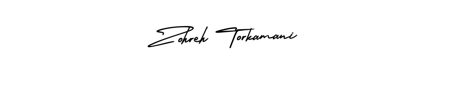 if you are searching for the best signature style for your name Zohreh Torkamani. so please give up your signature search. here we have designed multiple signature styles  using AmerikaSignatureDemo-Regular. Zohreh Torkamani signature style 3 images and pictures png