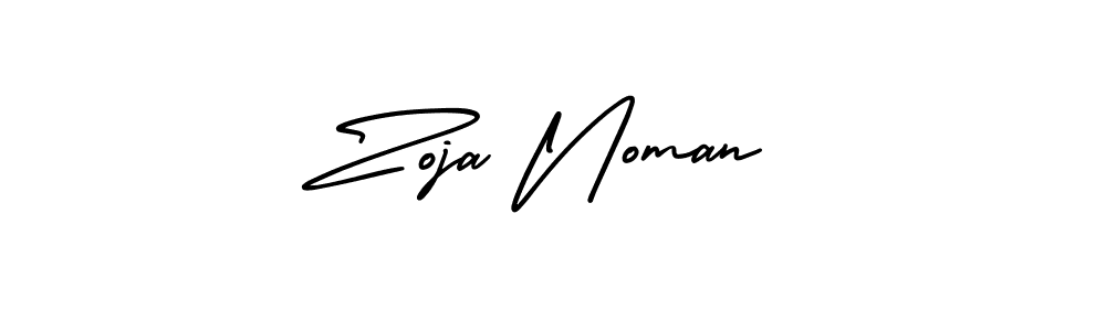 This is the best signature style for the Zoja Noman name. Also you like these signature font (AmerikaSignatureDemo-Regular). Mix name signature. Zoja Noman signature style 3 images and pictures png