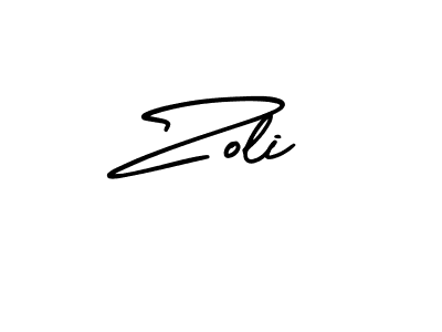 Use a signature maker to create a handwritten signature online. With this signature software, you can design (AmerikaSignatureDemo-Regular) your own signature for name Zoli. Zoli signature style 3 images and pictures png
