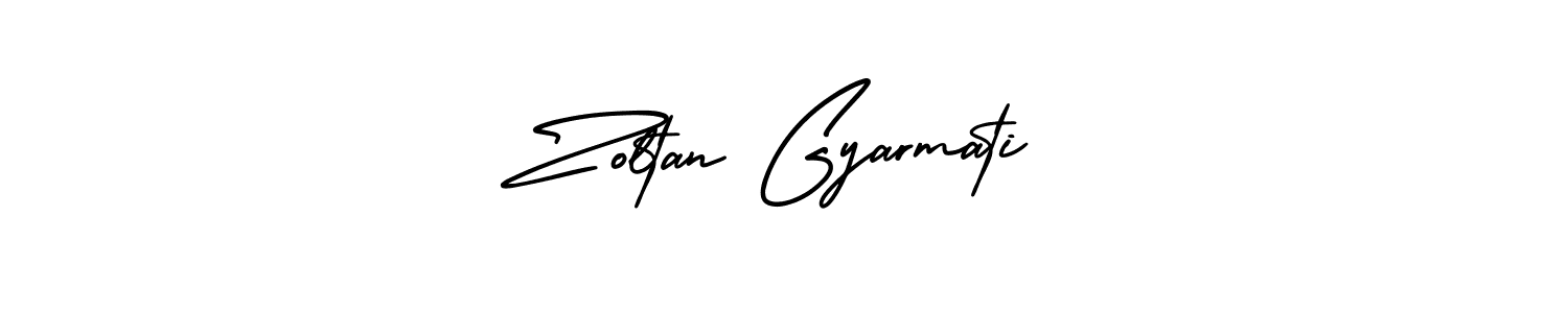 How to make Zoltan Gyarmati signature? AmerikaSignatureDemo-Regular is a professional autograph style. Create handwritten signature for Zoltan Gyarmati name. Zoltan Gyarmati signature style 3 images and pictures png