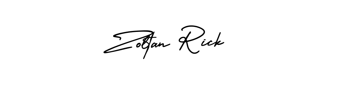 if you are searching for the best signature style for your name Zoltan Rick. so please give up your signature search. here we have designed multiple signature styles  using AmerikaSignatureDemo-Regular. Zoltan Rick signature style 3 images and pictures png