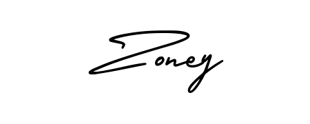 The AmerikaSignatureDemo-Regular signature style provides a bold statement for name Zoney. Designed for business owners, executives, and leaders. Zoney signature style 3 images and pictures png