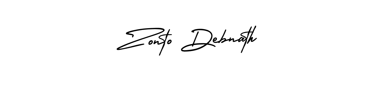 See photos of Zonto Debnath official signature by Spectra . Check more albums & portfolios. Read reviews & check more about AmerikaSignatureDemo-Regular font. Zonto Debnath signature style 3 images and pictures png