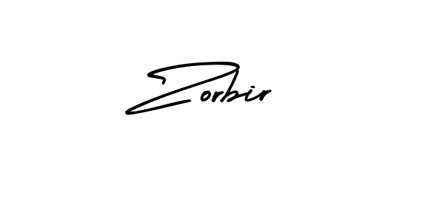 Also we have Zorbir name is the best signature style. Create professional handwritten signature collection using AmerikaSignatureDemo-Regular autograph style. Zorbir signature style 3 images and pictures png